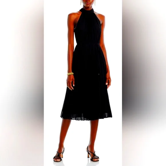 Milly | Dresses | Milly Ophelia Pleated Midi Dress Black Size 2 New Nwt | Poshmark Milly | Dresses | Milly Ophelia Pleated Midi Dress Black Size 2 New Nwt | Poshmark